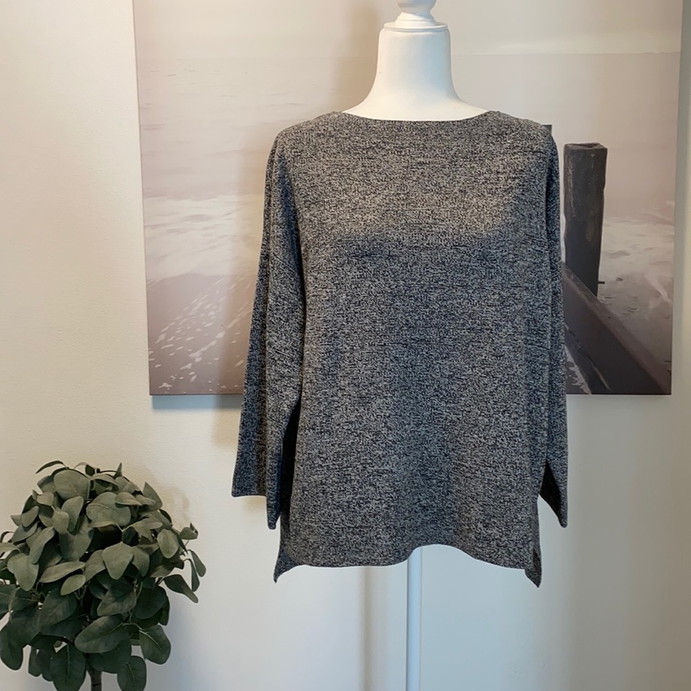 Eileen Fisher Silk and Organic Cotton Top Size M